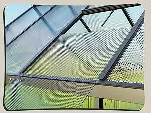 8x12 FT Greenhouse for Outdoors, Quick Setup Polycarbonate Greenhouse with Roof Vent, Aluminum Large Walk-in Greenhouse ,Black