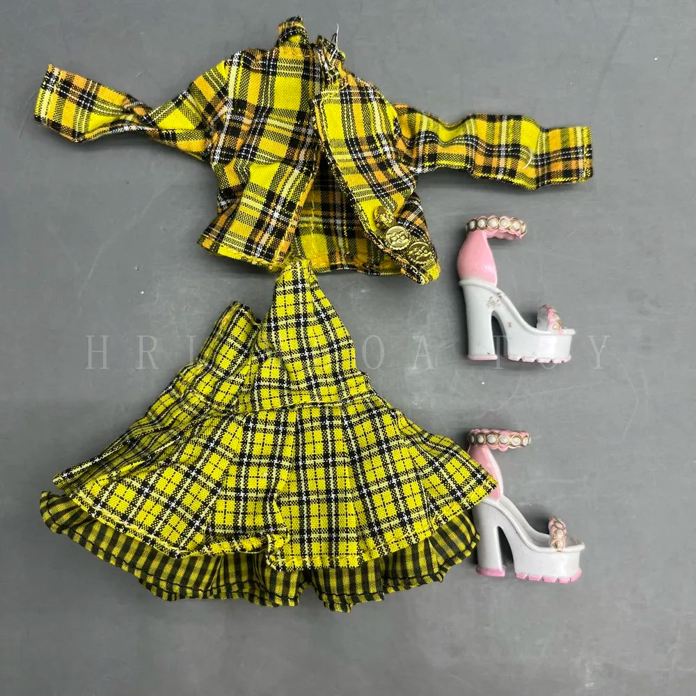 Original Rainbow Middle School Big Sister Multi Style Clothes and Shoes Set Girl Doll Accessories Replacement Holiday Gift Toys