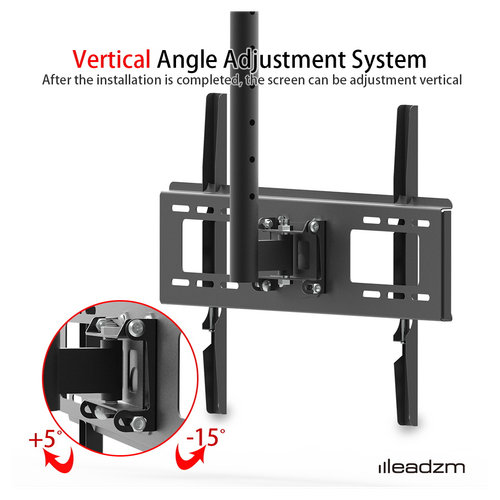 TMC-7006 Ceiling Mount TV Wall Bracket Roof Rack Pole Retractable For 32"-70" Flat Screen