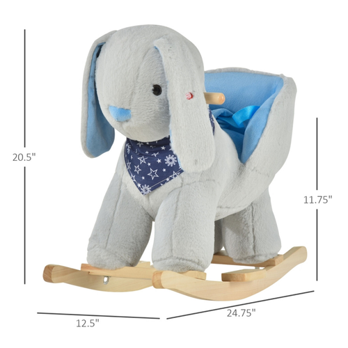 Cute Rabbit Rocking Chair: Safe & Fun for Toddlers 18-36 Months!
